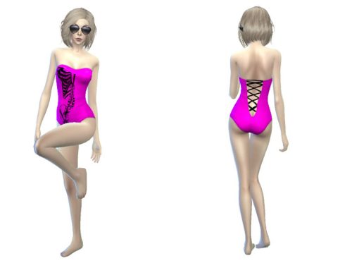 Iron Fist Skeleton Swim Suit