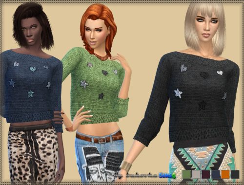 Sweater Stars & Heart