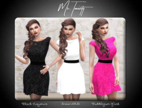 Vintage Inspired Lace Patterned Tea Dress - City Living