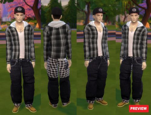 Money Talk Hip-Hop Jeans
