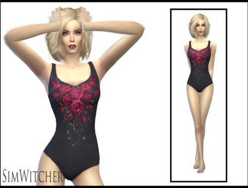 Goth Style Swimwear