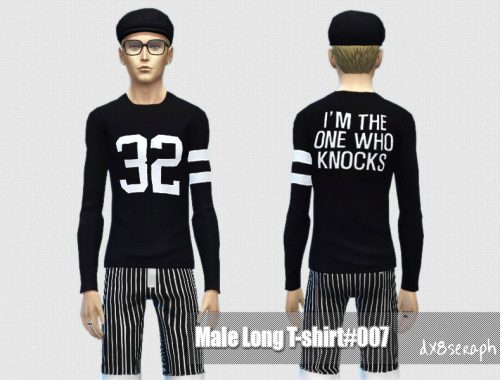 Male Long T-Shirt#002