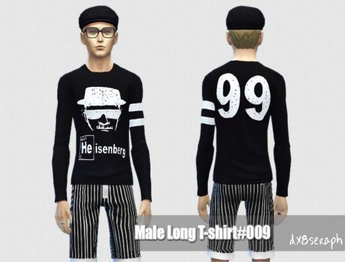 Male Long T-Shirt#002
