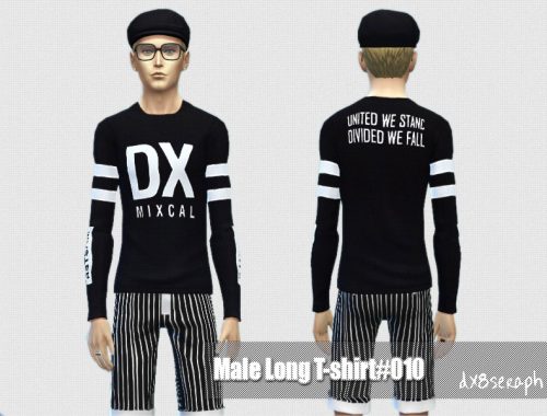 Male Long T-Shirt#002