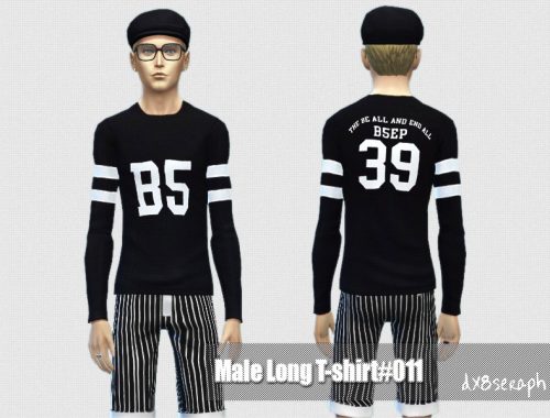 Male Long T-Shirt#002