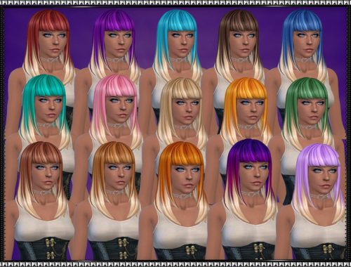Color Vibe w/ Blonde Tips.