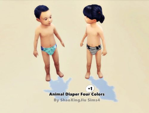 Animal Diaper - Five Colors