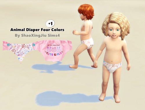 Animal Diaper - Five Colors