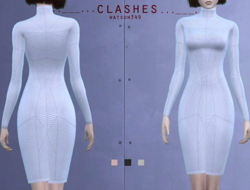 Clashes dress by Watson349