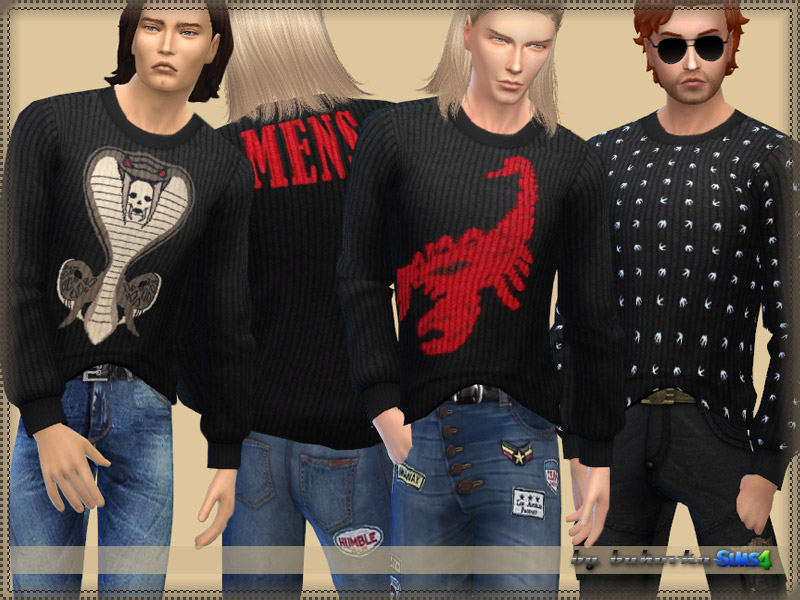 Sweater Mens - The Sims 4 Catalog