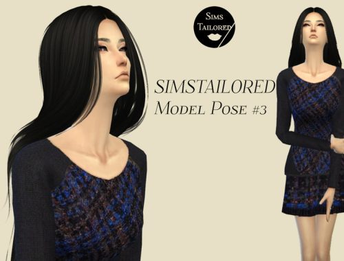 [SIMSTAILORED] Model Pose #3