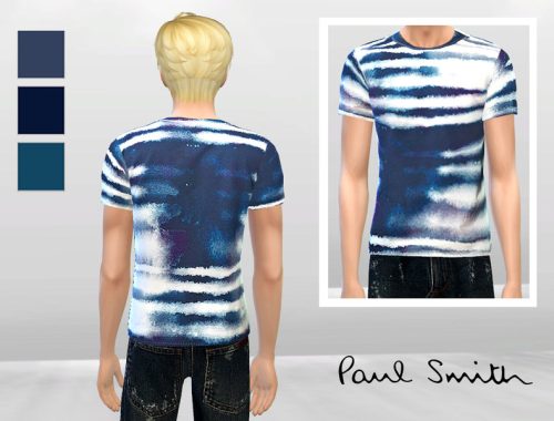 Blue-Fin Tie Dye Shirt