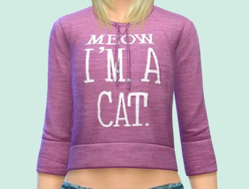 I love cat sweater