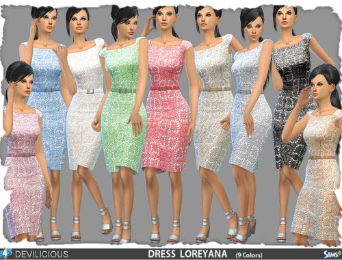 2 Croshed Dresses (8-9 Colors)