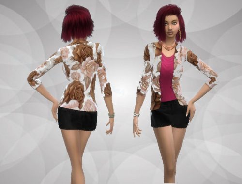 Floral Blazer Set