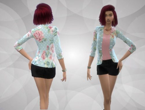 Floral Blazer Set