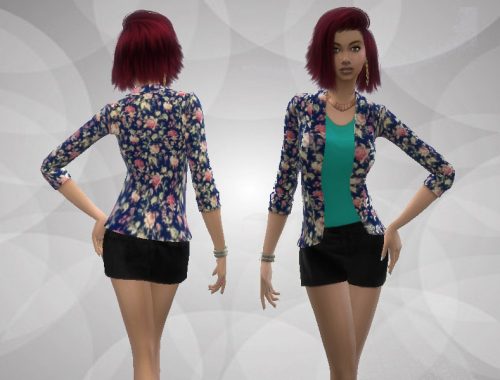 Floral Blazer Set