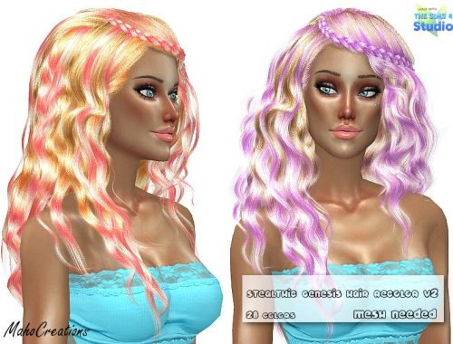 Stealthic Genesis Hair Recolor v2 - mesh needed