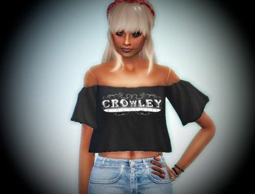 Supernatural Crop Top - mesh needed
