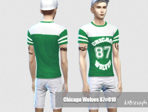 Male Tee ChicagoWolves Set#003