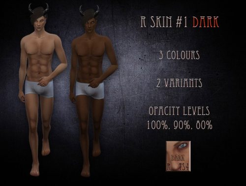 R male skin 1 - dark