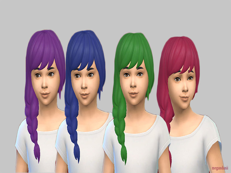 MeganDanii's EA Braid Recolor - Get Together needed - The Sims 4 Catalog