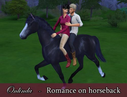Romance on horseback - Pose Pack