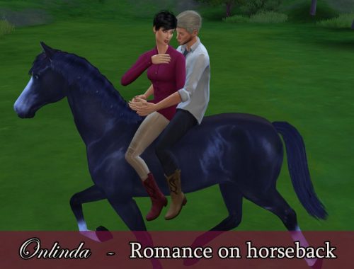 Romance on horseback - Pose Pack