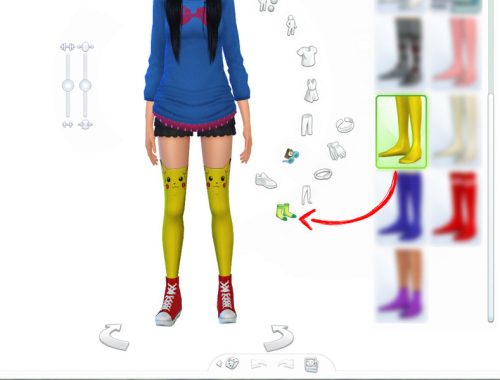 Pikachu Knee High Socks