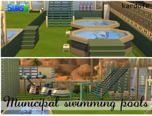 Municipal swimming pools