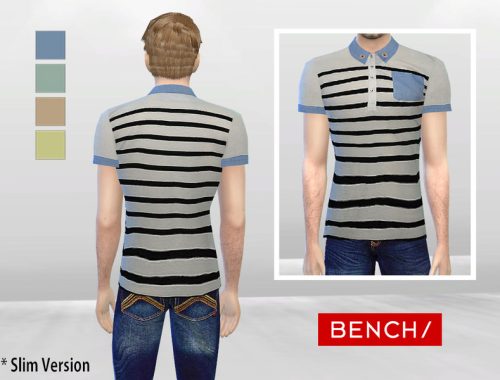 Baby Daddy Striped Polo