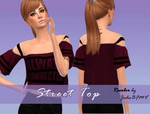Street Top (Recolor) - mesh needed