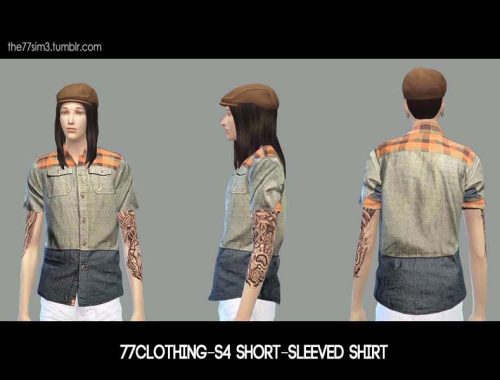 77Clothing-S4 Short-sleeved shirt