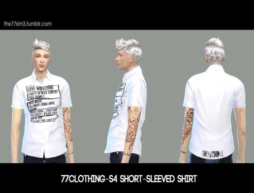 77Clothing-S4 Short-sleeved shirt