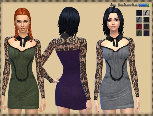 Dress with Collar