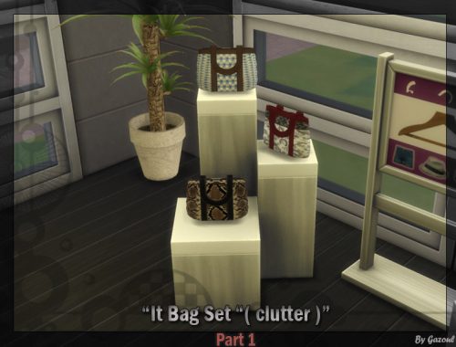 It bag Set - ( Clutter ) - Salable
