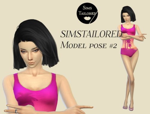 [SIMSTAILORED] Model Pose #2