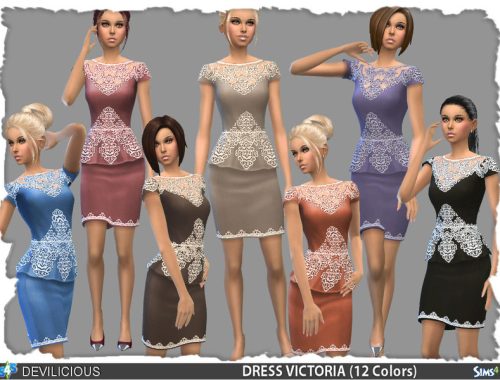 Victoria Peplum Dress (12 Colors)