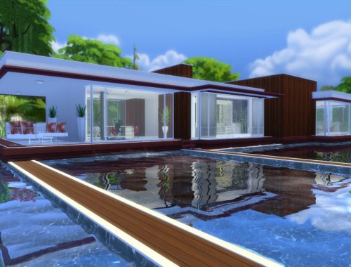 Modern Pool House