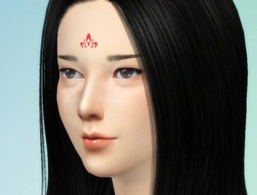China bindi tattoo