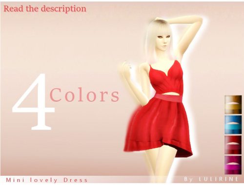Short lovely Dress - mesh needed