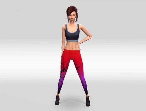Enchanted Forrest Leggings - Spa Day needed