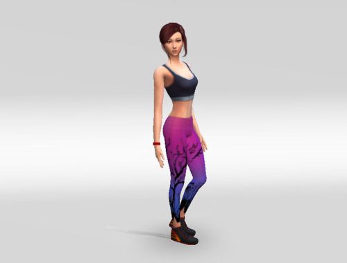 Enchanted Forrest Leggings - Spa Day needed
