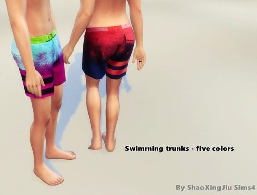 Swimming trunks - Five colors