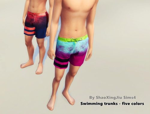 Swimming trunks - Five colors