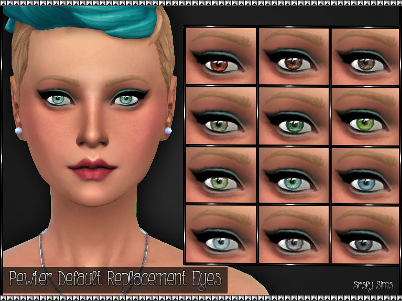 Pewter Default Replacement Eyes The Sims 4 Catalog