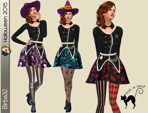 Halloween witch dress