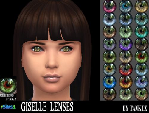 The Sims 4. Giselle Lenses by Tankuz.