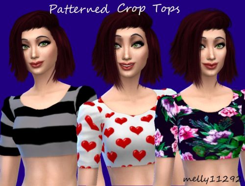 Patterned Crop Tops