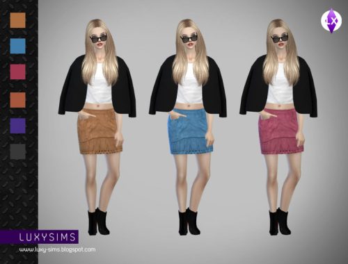 Fringed Skirt